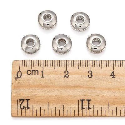Brass Micro Pave Cubic Zirconia Beads LS-ZIRC-F001-121P-1