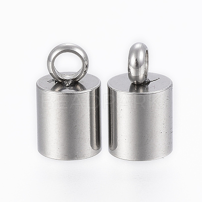 Tarnish Resistant 201 Stainless Steel Cord Ends STAS-H410-20P-F-1