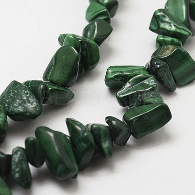 Natural Malachite Beads Strands X-G-F328-30-1