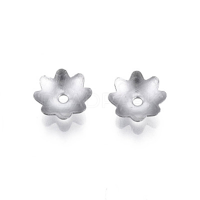 Non-Tarnish 304 Stainless Steel Bead Caps STAS-S057-51A-P-1