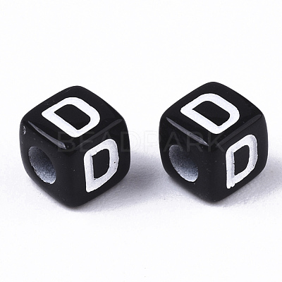 Opaque Acrylic Beads SACR-N002-01D-1