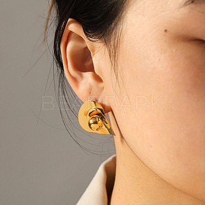 304 Stainless Steel Stud Earrings WGFD6CE-01-1