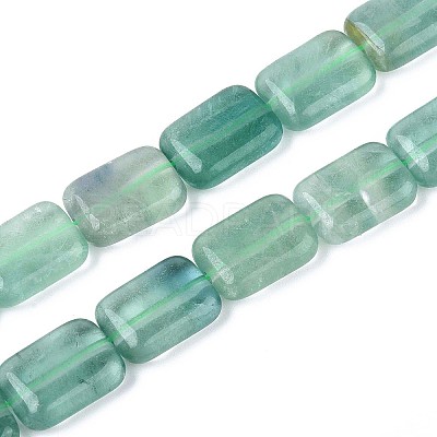 Natural Green Fluorite Beads Strands G-T142-63-1