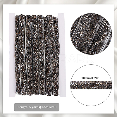 5 Yards Self Adhesive Resin Rhinestone Tape DIY-SP0002-49B-1