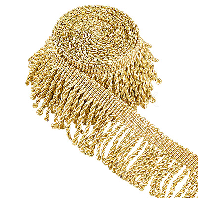 5 Yards Polyester Twist Tassel Ribbons OCOR-WH20005-39C-1
