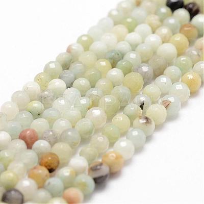 Natural Flower Amazonite Beads Strands G-D840-24-4mm-1