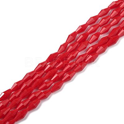 Opaque Glass Beads Strands GLAA-P001-03A-08-1