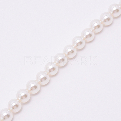 White Acrylic Round Beads Bag Handles FIND-TAC0006-23C-02-1