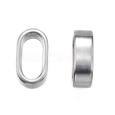 Tarnish Resistant 304 Stainless Steel Slider Charms X-STAS-F040-14-P-1