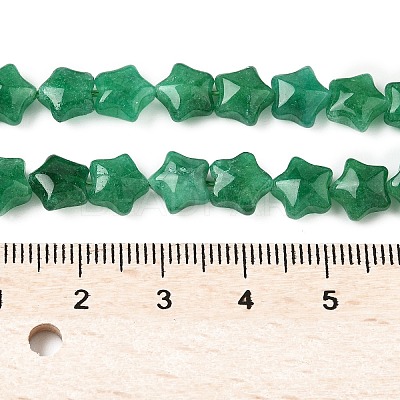 Dyed Natural Malaysia Jade Star Beads Strands G-Z080-A01-05-1