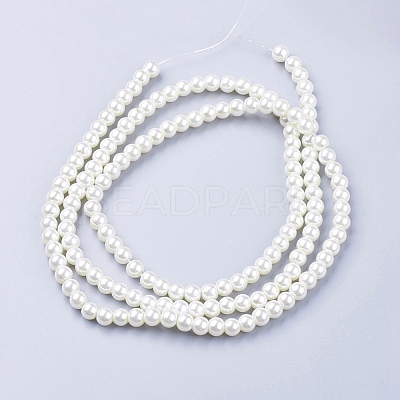 Glass Pearl Beads Strands HY-6D-B02-1