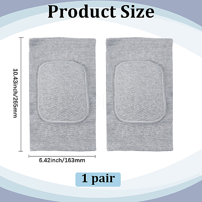 Sponge & Polyester Yoga Sports Knee Pads AJEW-WH20054-202A-02-1