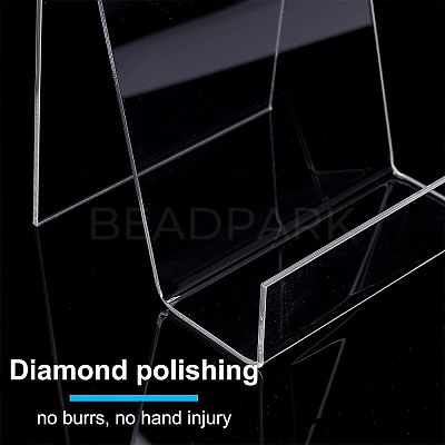 Acrylic Book Displays Stand ODIS-WH0009-01-1