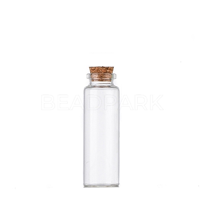 Glass Empty Wishing Bottle PW-WG17389-07-1