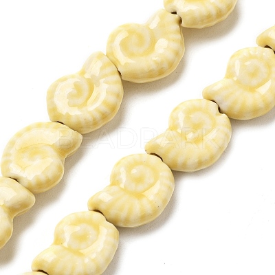 Ocean Series Glazed Porcelain Beads PORC-R002-03-03-1