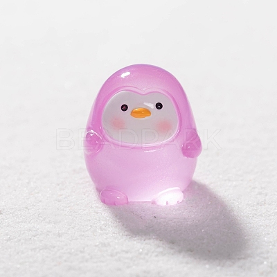 Luminous Resin Penguin Miniature Ornaments PW-WGF8C7A-03-1