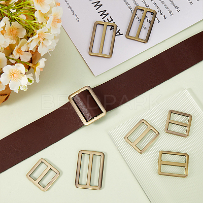 8Pcs 4 Styles Alloy Slider Buckles FIND-GF0007-01AB-1