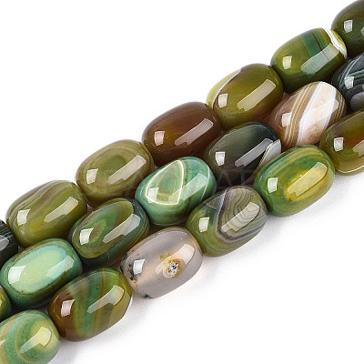 Natural Agate Beads Strands G-N356-02A-05-1
