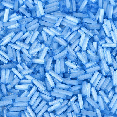 Glass Bugle Beads SEED-N007-28E-1