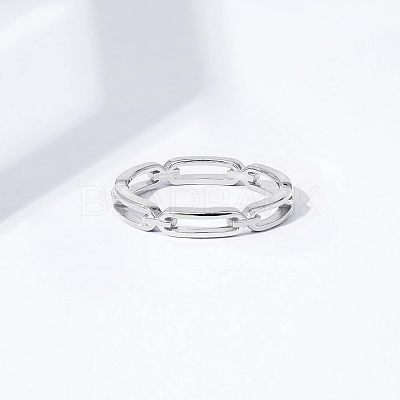 Simple Style 925 Sterling Silver Finger Rings FS-WG80334-04-1