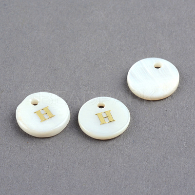 Freshwater Shell Pendants SSHEL-S249-H-1