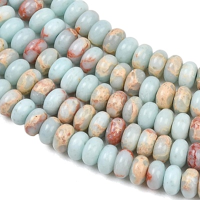 Synthetic Aqua Terra Jasper  Beads Strands G-S366-102A-1