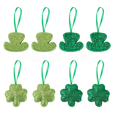 20Pcs 4 Styles Saint Patrick's Day Foam Pendant Decorations FIND-TA0010-96B-1
