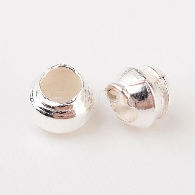 2MM Brass Crimp Beads for Jewelry Making Craft DIY X-E002-S-1