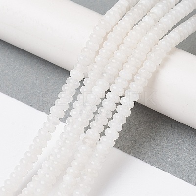 Natural White Jade Beads Strands G-H292-A19-02-1