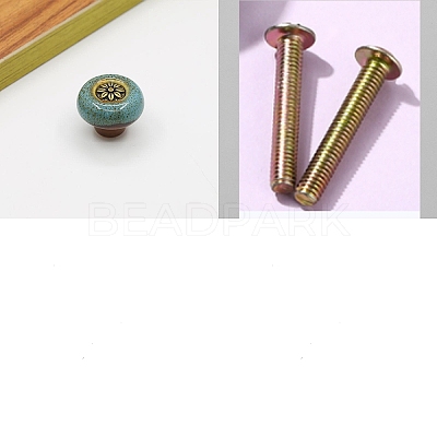 Zinc Alloy Cabinet Door Knobs CABI-PW0001-081AB-04-1