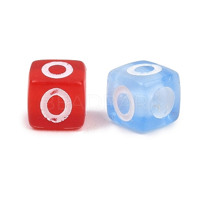 Transparent Acrylic Beads TACR-Q263-02O-1