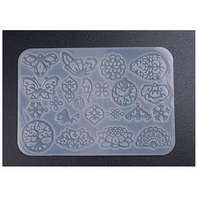 Pendant Silicone Molds X-DIY-E010-03-1