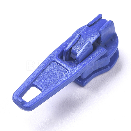 Spray Painted Alloy Replacement Zipper Sliders PALLOY-WH0067-97A-1