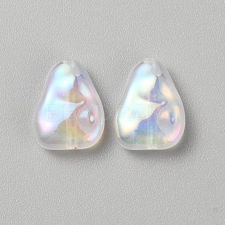 UV Plating Opaque Acrylic Beads OACR-CJC0014-02F-1
