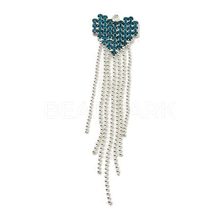 Brass Rhinestone Pendants KK-I715-15S-05-1