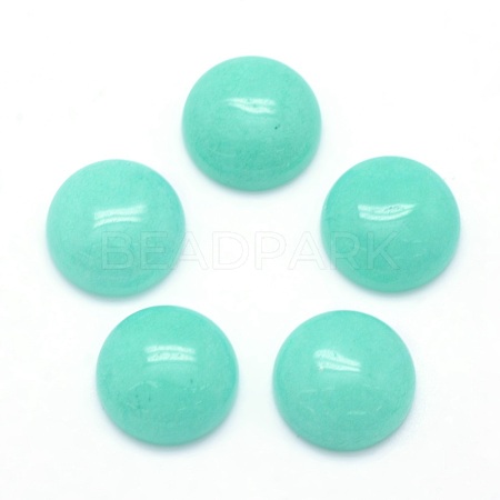 Natural Dyed Jade Cabochons G-P393-R30-12mm-1