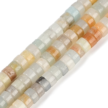 Natural Flower Amazonite Beads Strands G-H230-36-1