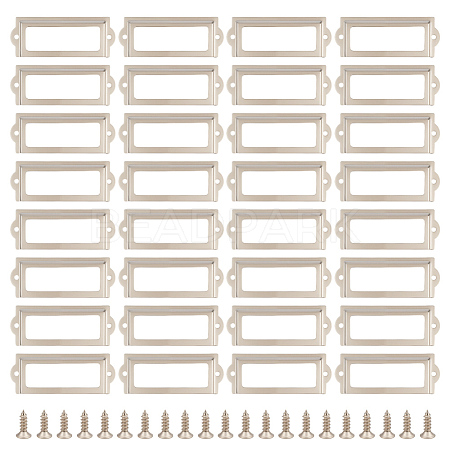 40Pcs Iron Label Frame FIND-MA0001-20P-1
