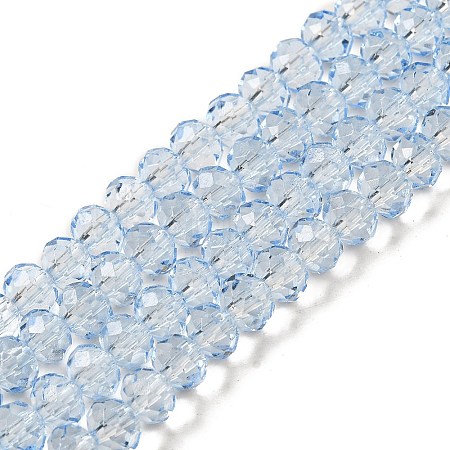 Transparent Baking Paint Glass Beads X1-DGLA-A034-T6mm-D13-1