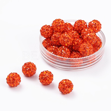 Pave Disco Ball Beads RB-H258-8MM-236-1