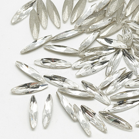 DIY Pointed Back K9 Glass Rhinestone Cabochons RGLA-T051-3x11mm-02-1