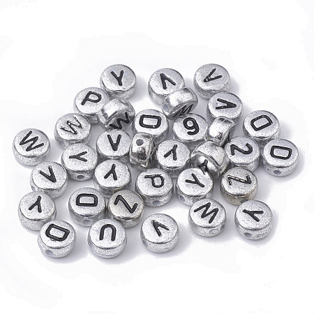 Plating Acrylic Beads PACR-T004-03S-1
