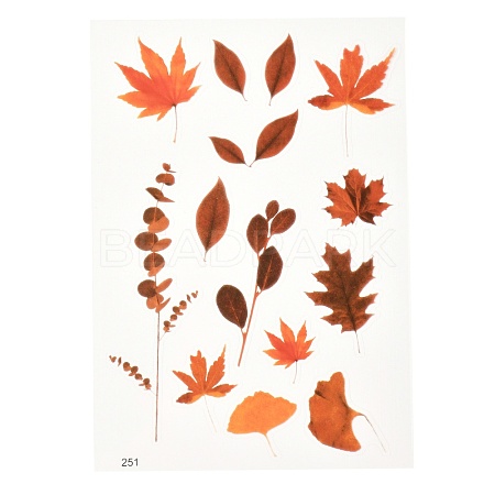 Waterproof Plastic Self Adhesive Stickers DIY-F064-13B-1