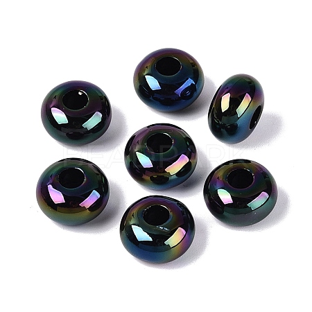 Opaque Acrylic European Beads OACR-E033-19N-1