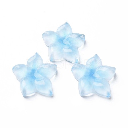 Transparent Epoxy Resin Cabochons X-CRES-S365-23B-1