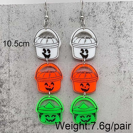 Halloween Acrylic Dangle Earrings FS-WG50B17-02-1
