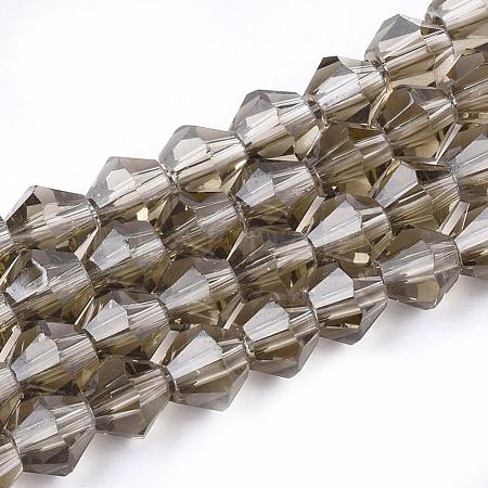 Imitation Austrian Crystal 5301 Bicone Beads GLAA-S026-6mm-04-1