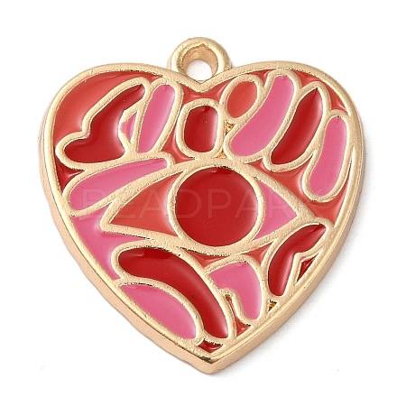 Zinc Alloy Enamel Pendants ENAM-Z013-01B-04-1