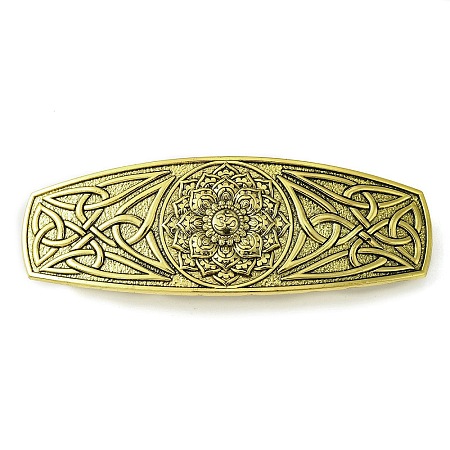 Alloy Hair Barrettes OHAR-C010-05D-AG-1