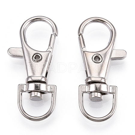Alloy Swivel Lobster Claw Clasps FIND-T069-01C-P-1